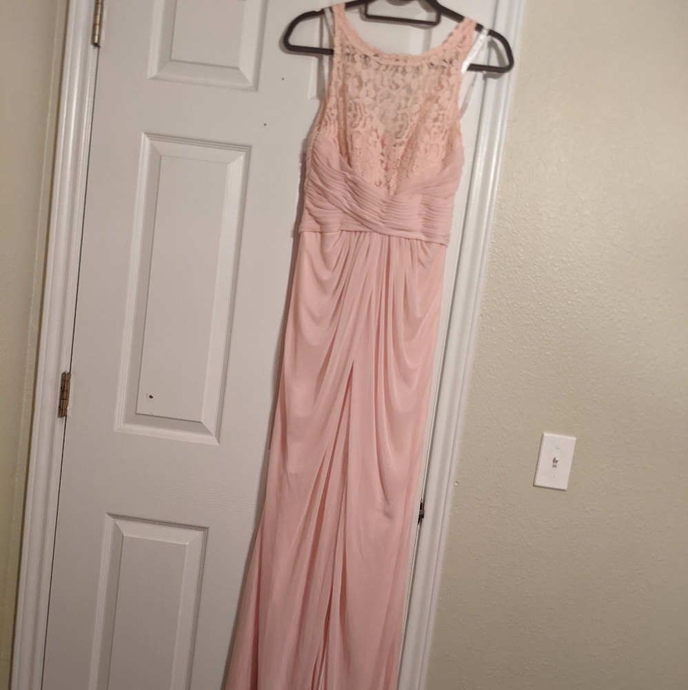 Floor Length Bridesmaid's Dress